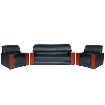 Set Canapea cu fotolii 3-1-1, KT659JF, negru Set Canapea cu fotolii 3-1-1, KT659JF, negru