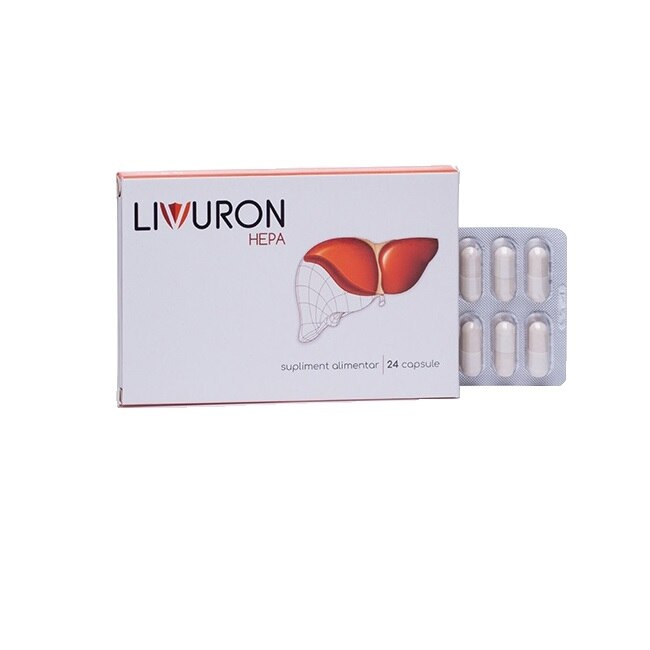 Supliment alimentar, Livuron hepa, 24 capsule