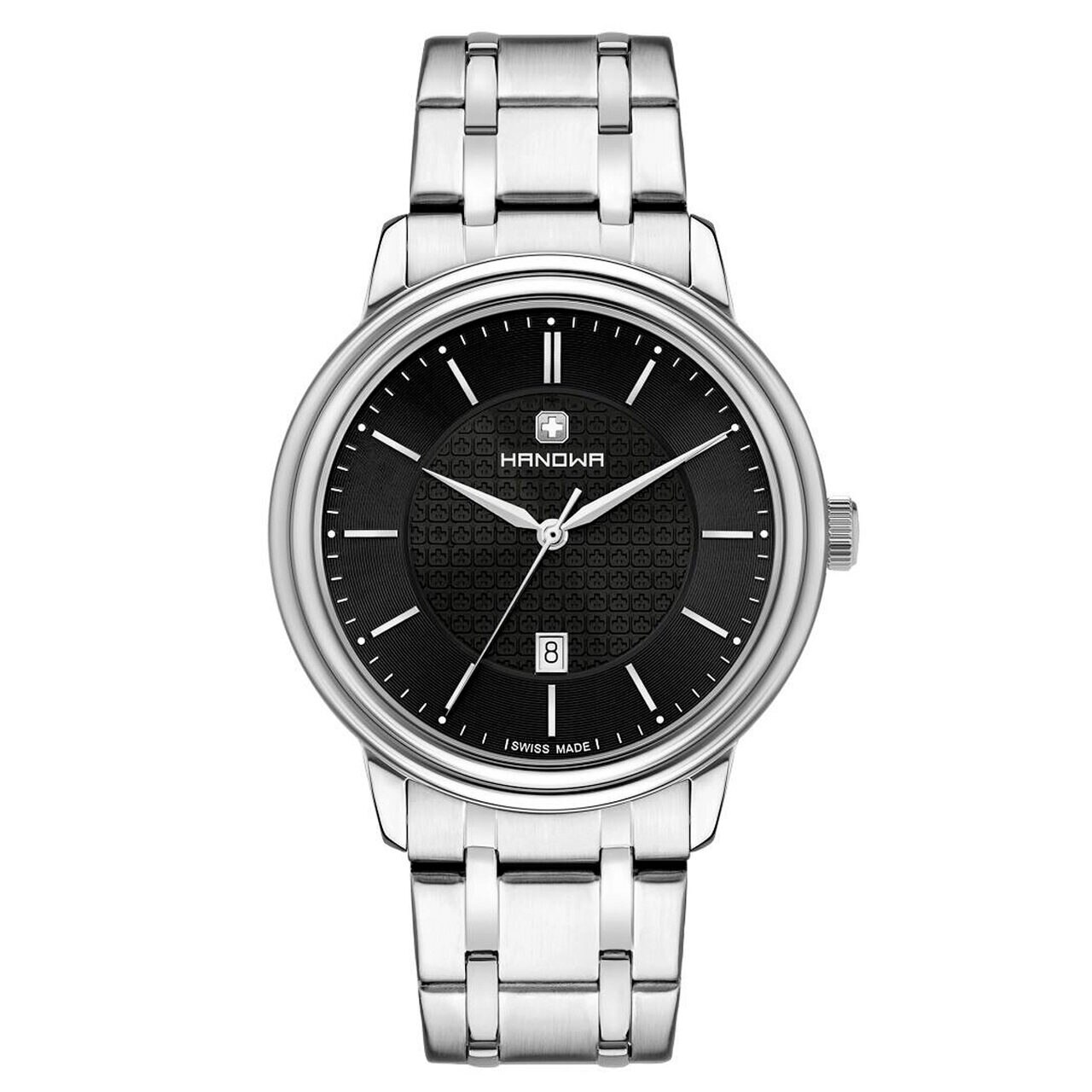 Ceas barbatesc Hanowa 16-5087.04.007, Quartz, 44mm, 5ATM, Argintiu