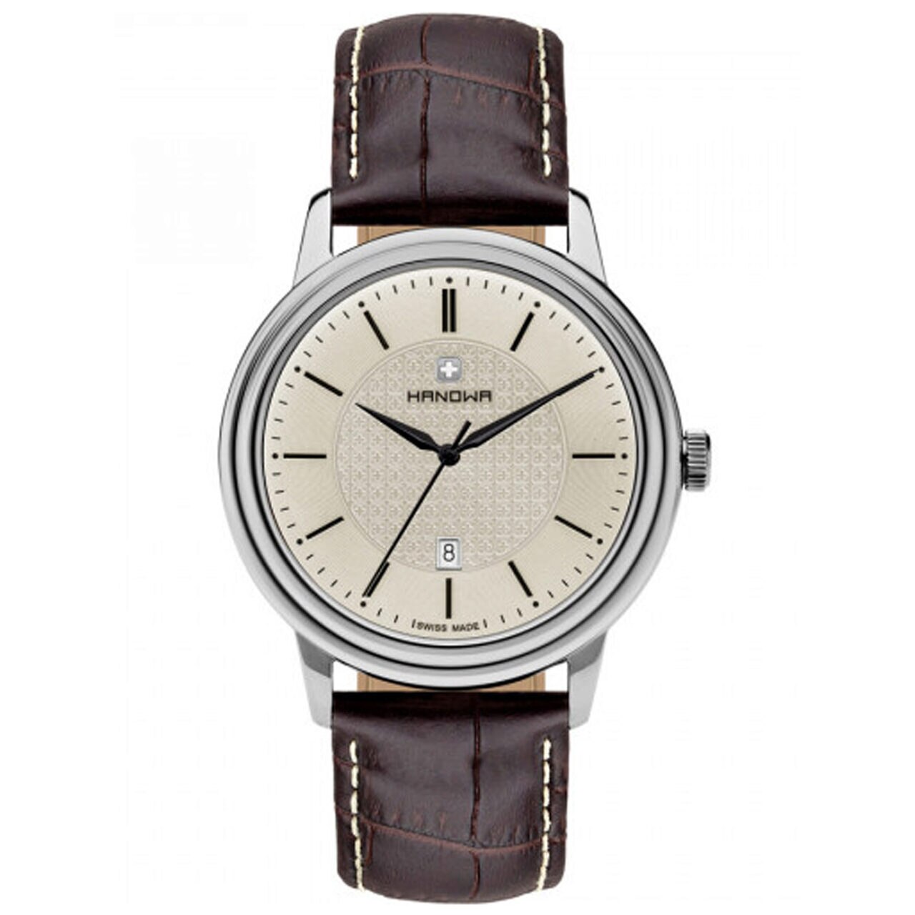 Ceas barbatesc Hanowa 16-4087.04.009, Quartz, 44mm, 5ATM, Argintiu