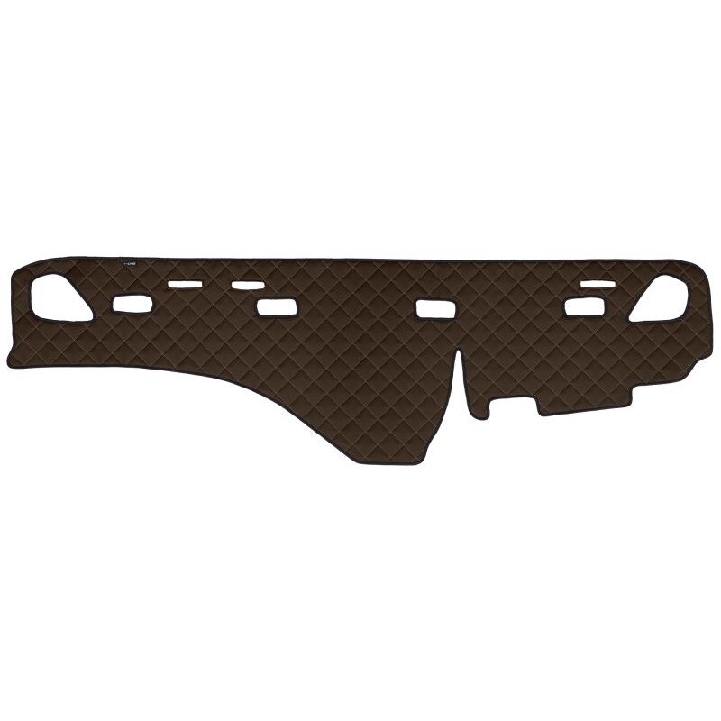 Husa bord camion F-Core, Piele-ECO, pentru VOLVO FH, FH 16, FM, Maro