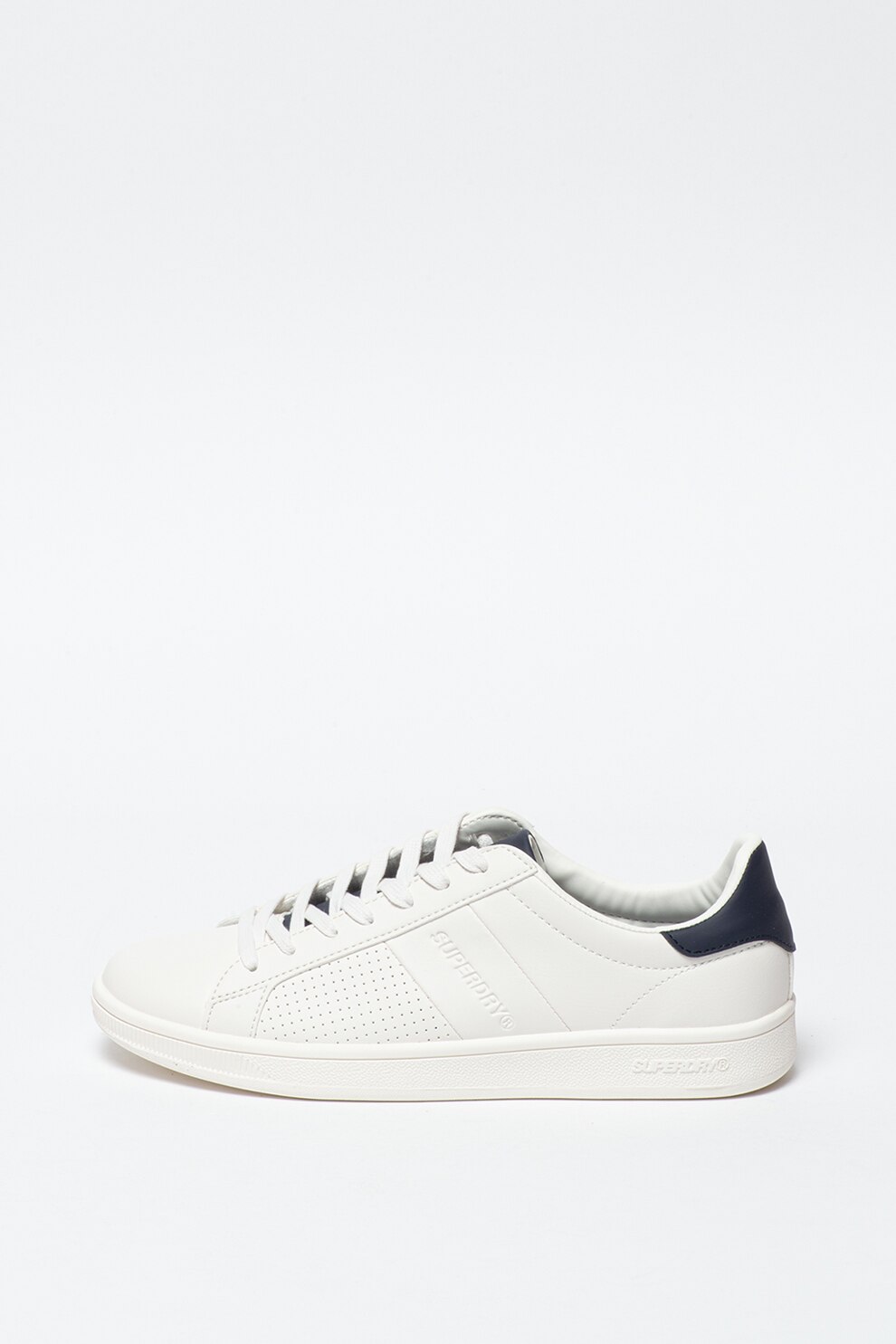 SUPERDRY, Pantofi sport de piele ecologica Sleek Cupsole