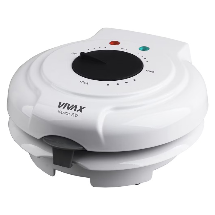 Гофретник Vivax WM-900WH, 900W, 5 форми, термостат, светлинен индикатор, незалепващо покритие, защита от прегряване