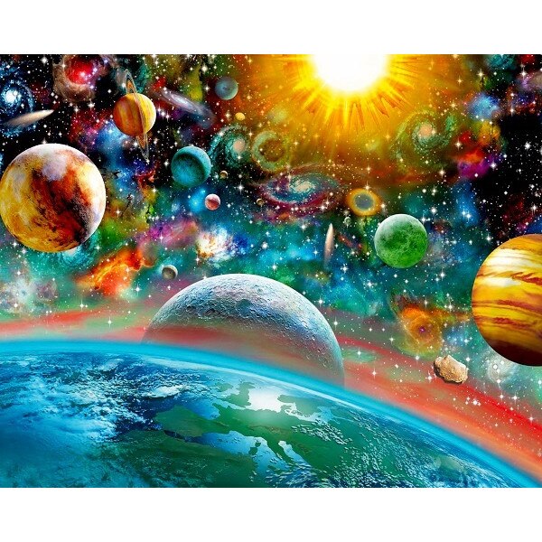 Mozaic cu diamante 40X50 B18 Afisarea completa pe cadru