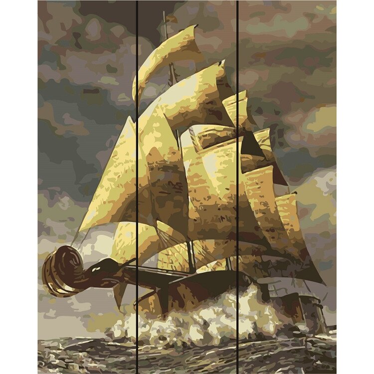 Pictura pe numere, pe Lemn 40*50 cm AS0153.1