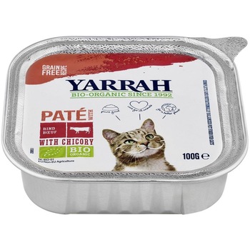 Pate pentru pisici adulte ECO, vita 100 g - Yarrah Pate pentru pisici adulte ECO, vita 100 g - Yarrah