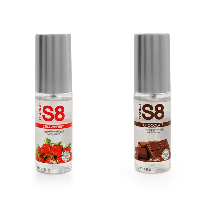 Kit Lubrifiant S8 Strawberry & Chocolate, 2 x 50 ml