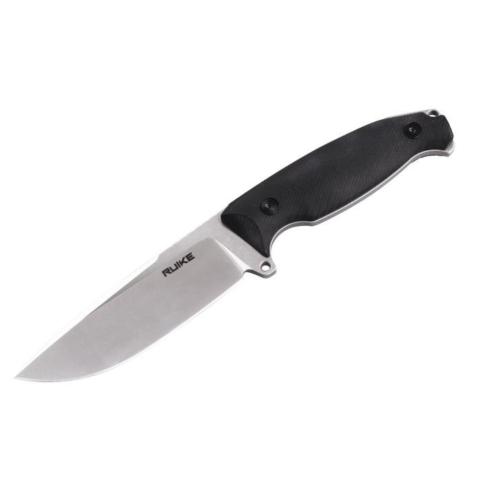 Нож Ruike Jager F118-B дръжка G10 черна, с кания, неръждаема стомана 14C28N