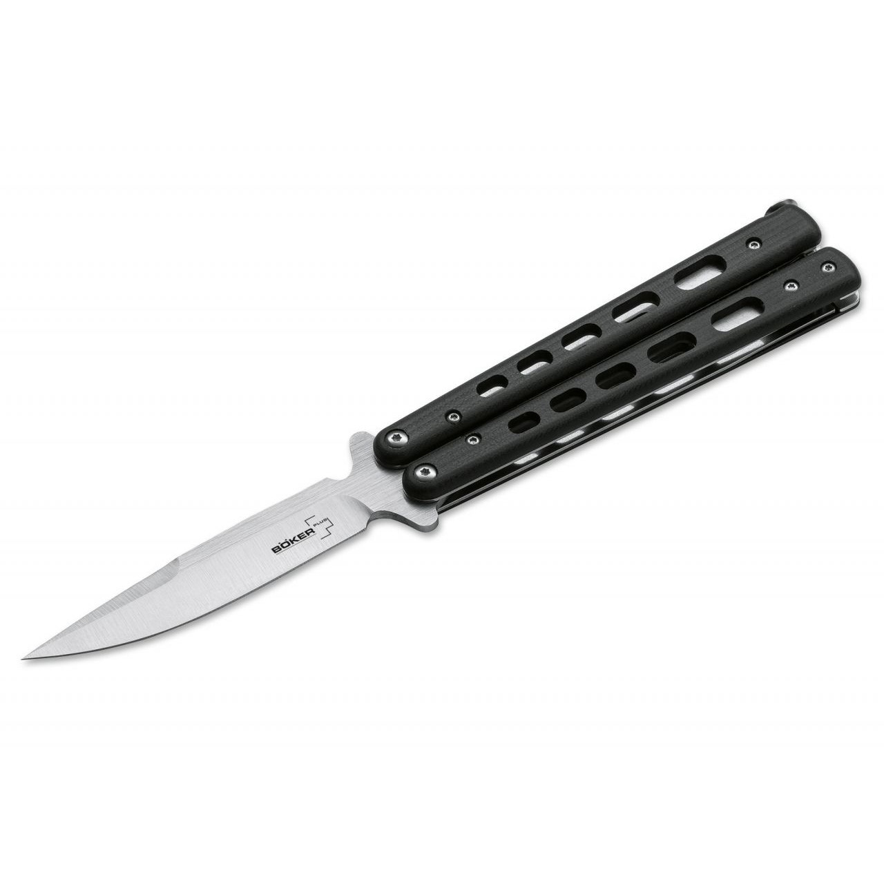 Briceag butterfly Boker Plus Balisong G10 Large, maner G10, lama 440C