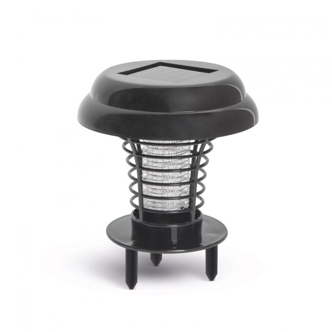 Capcana solara insecte, cu infigere in sol sau suspendat, 0.1 W, 1000 mAh, Ø 137 x 130 mm, negru