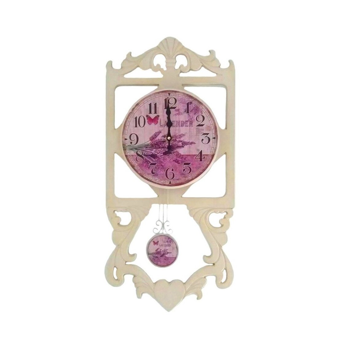 Ceas lavanda cu pendul 68 cm