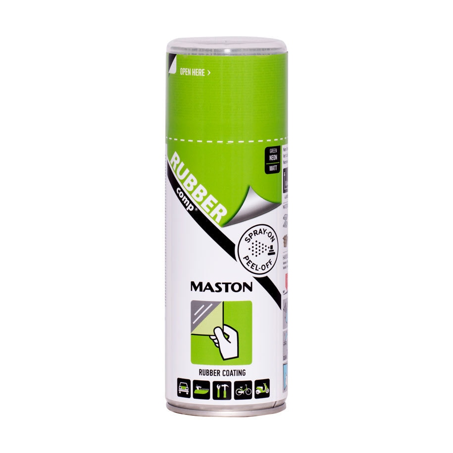 Vopsea spray de cauciuc Mark.B7 Maston, 400 ml, Verde Neon