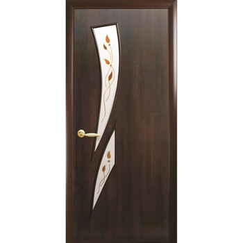 Usa interior Kamea PVC Deluxe, culoare Castan Usa interior Kamea PVC Deluxe, culoare Castan