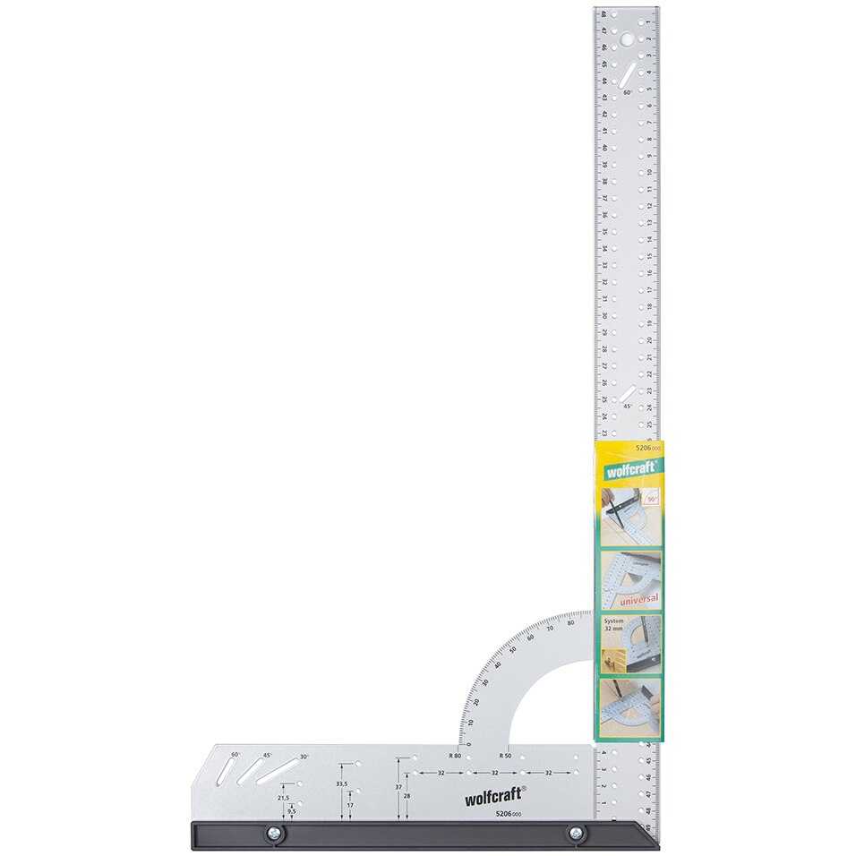 Echer universal Wolfcraft 5206000, 280x500 mm