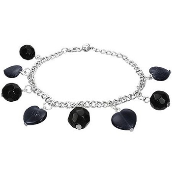 Bratara fantezie cu inimioare negre - BeSpecial 2272, 19,5, Negru Bratara fantezie cu inimioare negre - BeSpecial 2272, 19,5, Negru