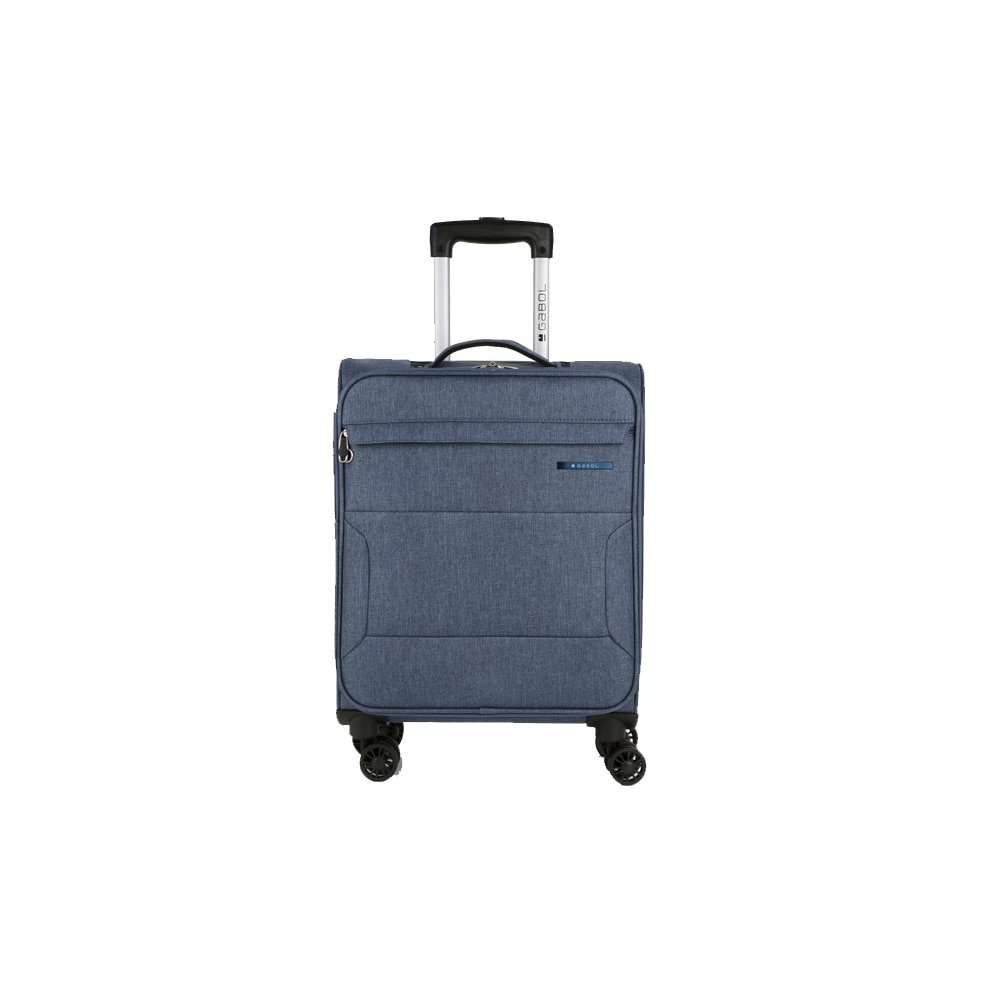 Troler de cabina avion Gabol colectia Board 4 roti, albastru 116322003