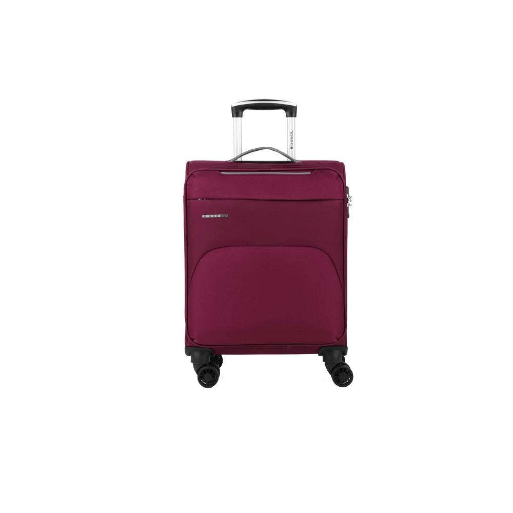 Troler de cabina avion Gabol colectia Zambia, 4 roti, rosu burgundy 113422026