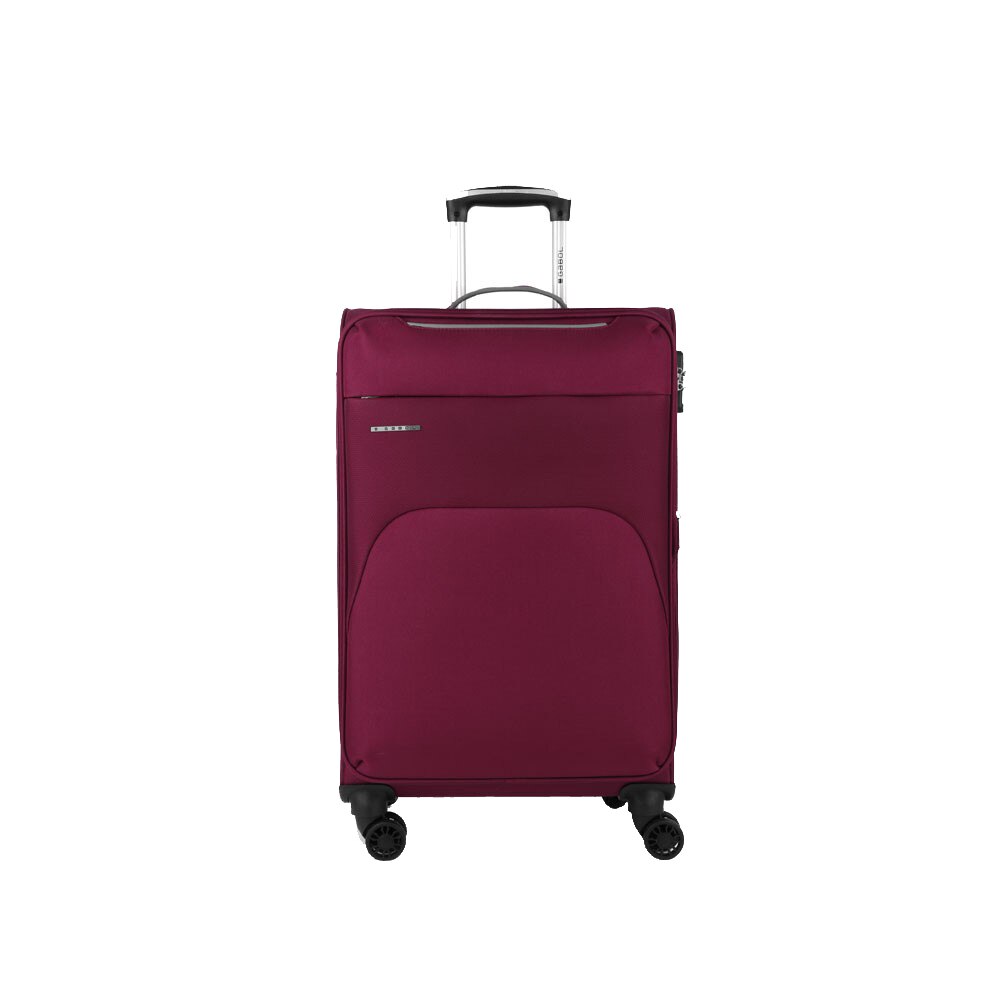 Troler mediu Gabol colectia Zambia, 4 roti, rosu burgundy 113446026