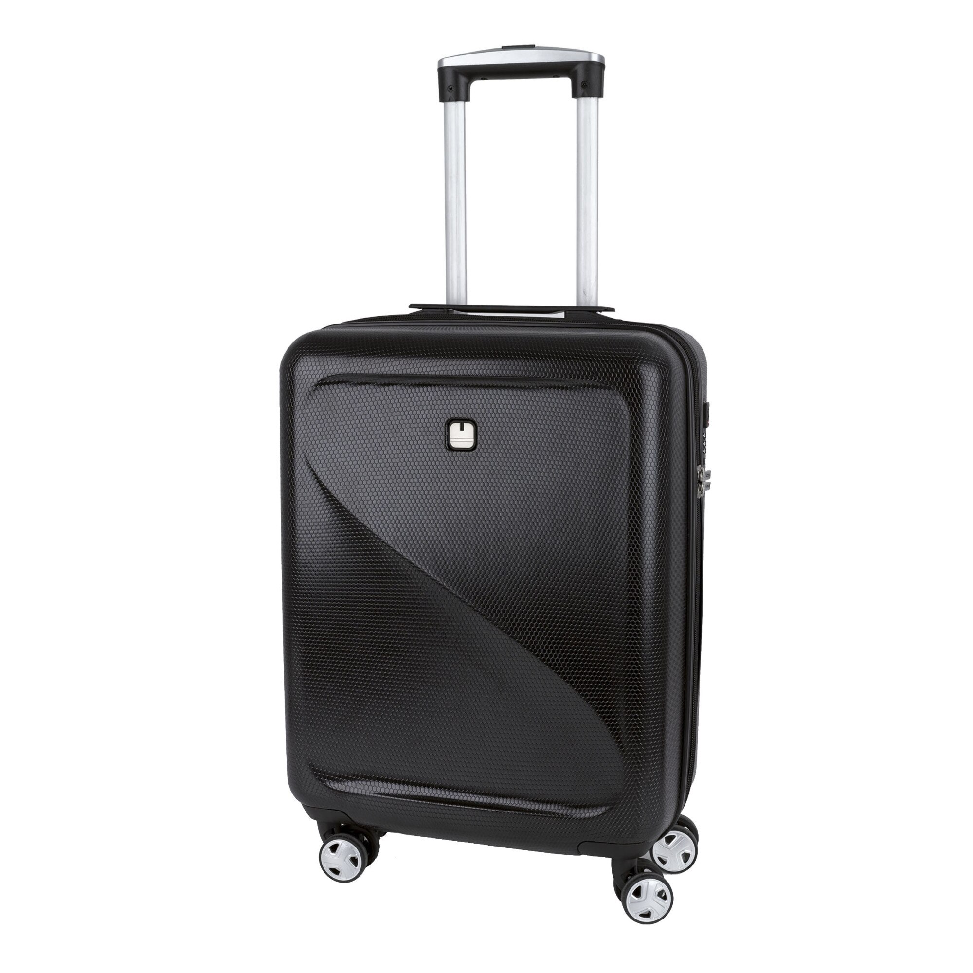 Troler de cabina avion Gabol colectia Sand, 4 roti, negru 118222001