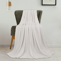 Patura Kring San Marino, 200x200 cm, 280 gsm, 100% poliester, Crem