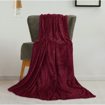 Patura Kring San Marino, 200x200 cm, 280 gsm, 100% poliester, Bordeaux Patura Kring San Marino, 200x200 cm, 280 gsm, 100% poliester, Bordeaux