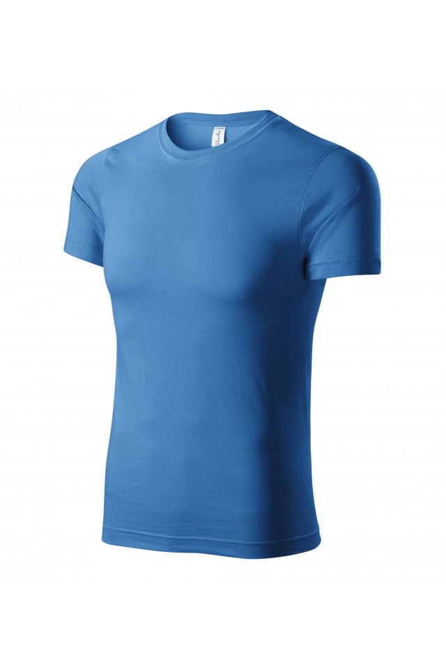 Tricou pentru barbati, Albastru azuriu, P73-14, Albastru