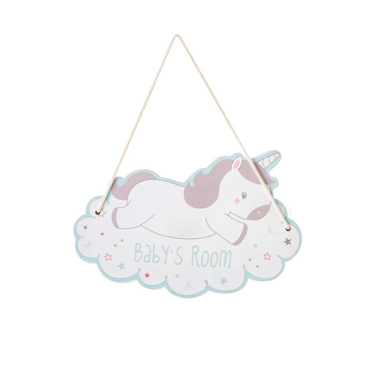 Placuta semnalizare camera bebe Unicorn