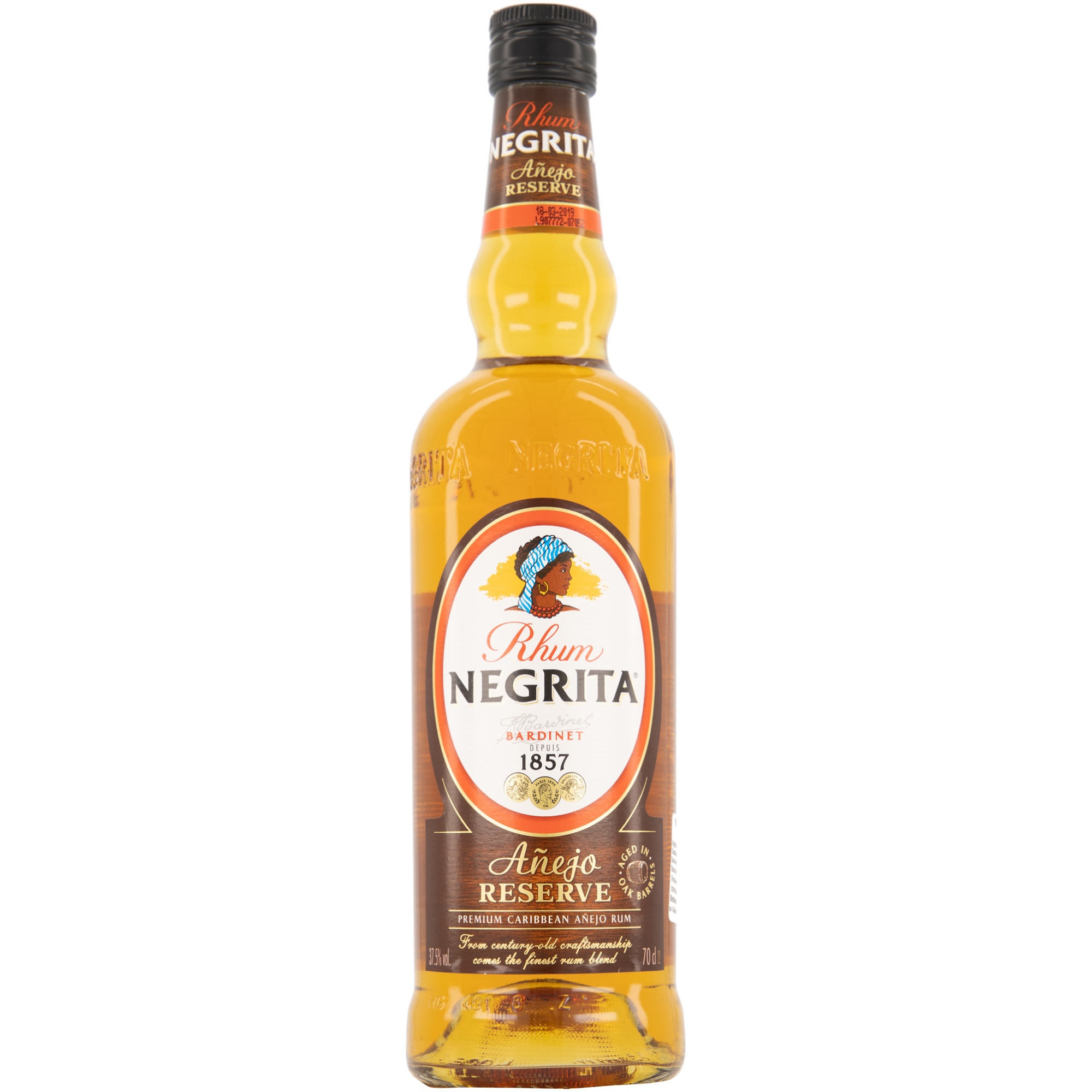 Rom Negrita Anejo, 37.5%, 0.7L