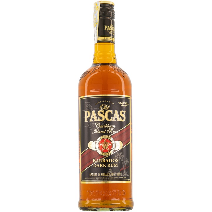 Rom Old Pascas Dark, 37.5%, 0.7L