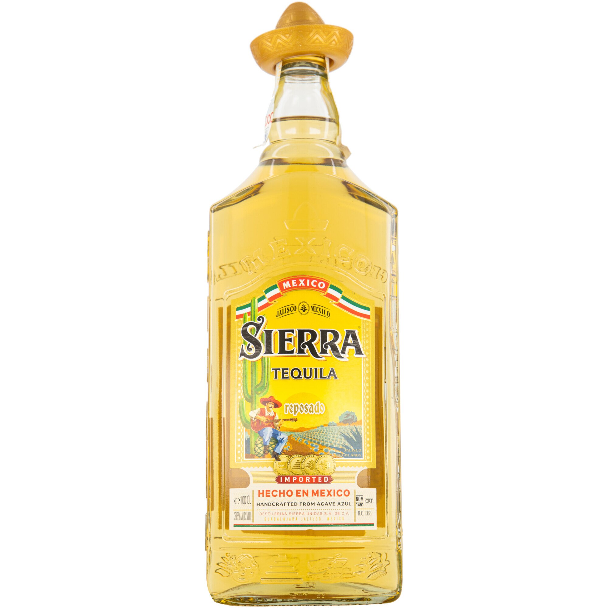 Tequila Sierra Tequila Reposado, 38%, 1 L