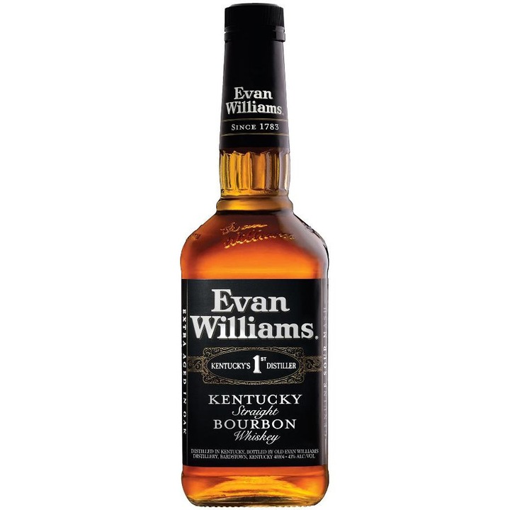 Whiskey Evan Williams, Bourbon, 43% 0.7L