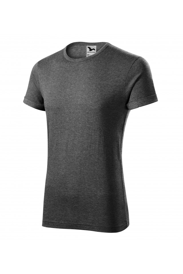Tricou pentru barbati, Negru melanj, 163-M1, Negru