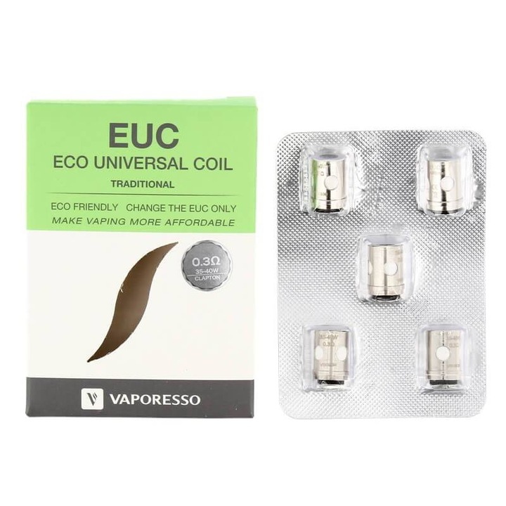 Set 5 x Rezistente Vaporesso EUC Traditional - 0.3ohm