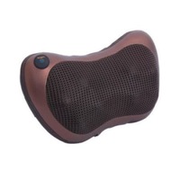 Dispozitiv de masaj cervical, tip perna electrica cu role de masaj, 30 cm, Maro, Urban Trends ®