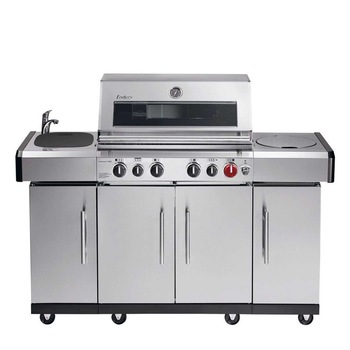 Bucatarie pe gaz, 4 arzatoare inox, arzator infrarosu, grile fonta, Enders Kansas Pro 4 SIK Profi Turbo 8711 Bucatarie pe gaz, 4 arzatoare inox, arzator infrarosu, grile fonta, Enders Kansas Pro 4 SIK Profi Turbo 8711