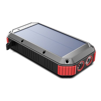 Acumulator extern 30000mAh reali 18W PD+QC3.0, 10W QI Wireless, Solar, Panou 300mAh, Type-C, 4 x USB, Waterproof, Lanterna SOS, Camping, Pescuit, Drumetii montane, Compatibil Macbook Air, iPhone 13/12/Pro11/Xs/X/8, Samsung S10/S9+/S8/S7, Joyon® Acumulator extern 30000mAh reali 18W PD+QC3.0, 10W QI Wireless, Solar, Panou 300mAh, Type-C, 4 x USB, Waterproof, Lanterna SOS, Camping, Pescuit, Drumetii montane, Compatibil Macbook Air, iPhone 13/12/Pro11/Xs/X/8, Samsung S10/S9+/S8/S7, Joyon®