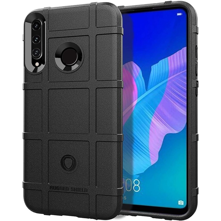 Husa telefon, Armor, Pentru Huawei P40 Lite E, Negru