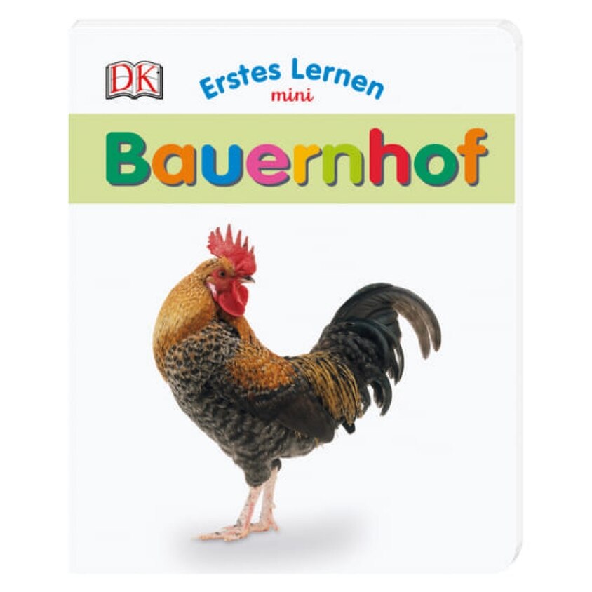 Carte in limba germana, primele cuvinte, Ferma, Erstes Lernen mini, Bauernhof, DK, 12+