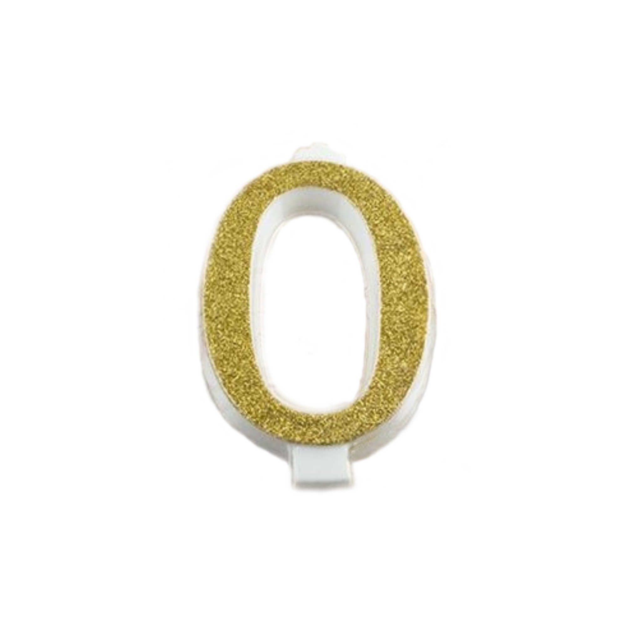 Lumanare auriu cifra 