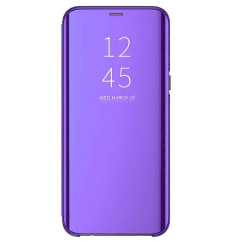 Husa protectie Clear view flip high quality Bibilel, pentru Samsung Galaxy S8, mov, BBL1573