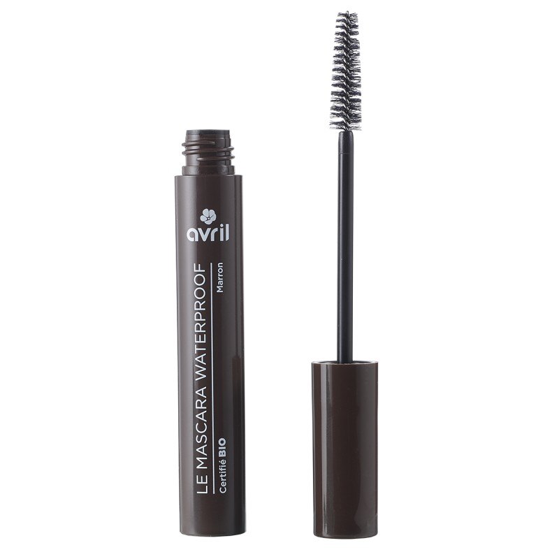 Mascara bio rezistent la apa maro 9ml Avril