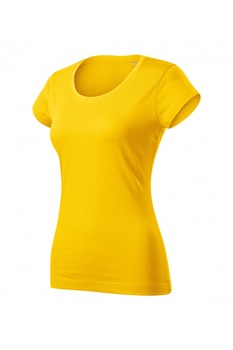 Tricou pentru dama, Galben, F61-04, Galben Tricou pentru dama, Galben, F61-04, Galben