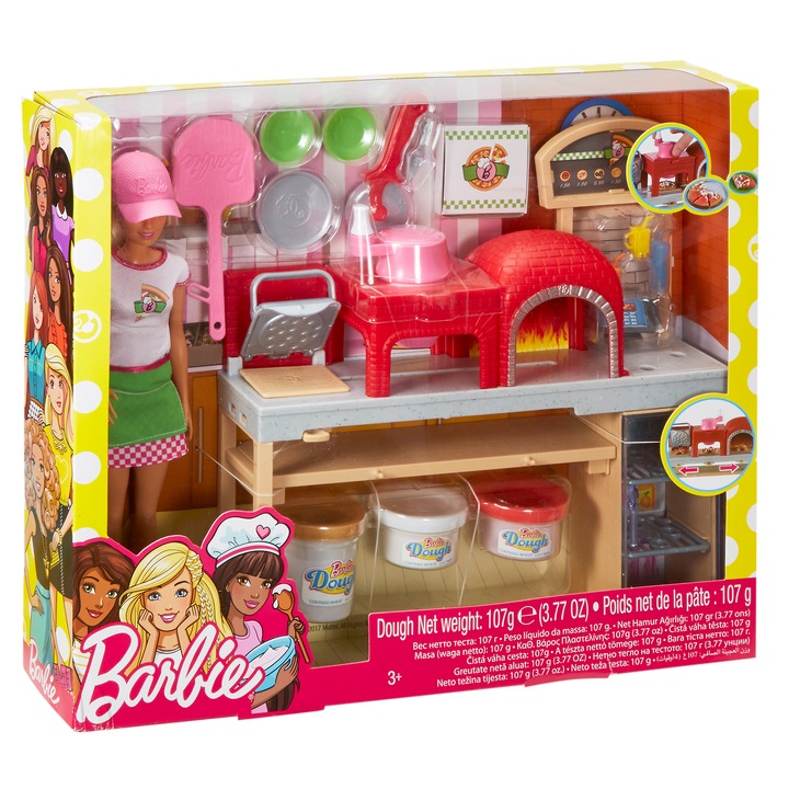 Barbie Pizzéria Játékkészlet