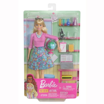 Set de joaca Barbie You can be, Profesoara Set de joaca Barbie You can be, Profesoara