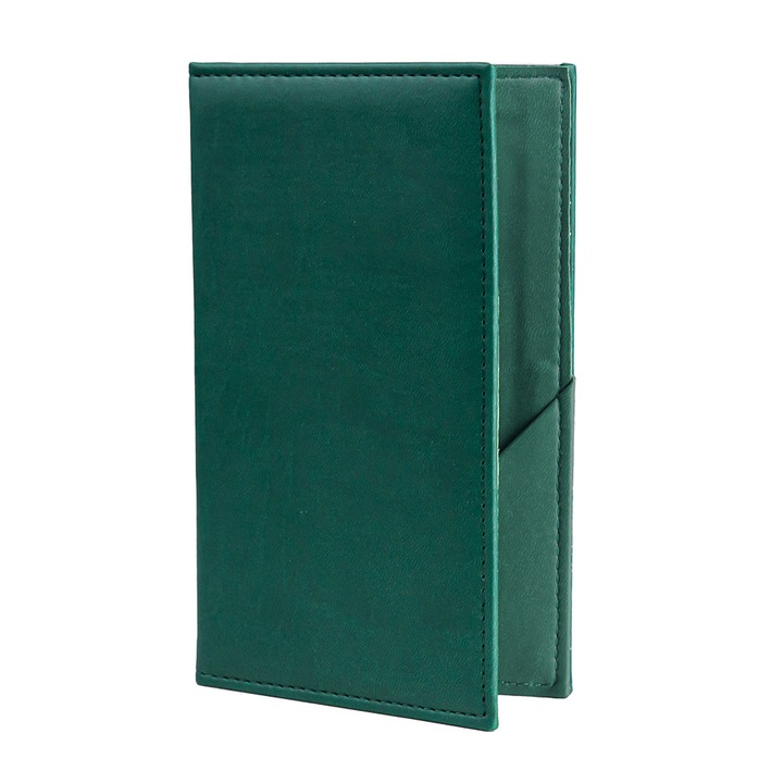 Nota de plata Softleather, piele PU interior/exterior, lavabila, verde