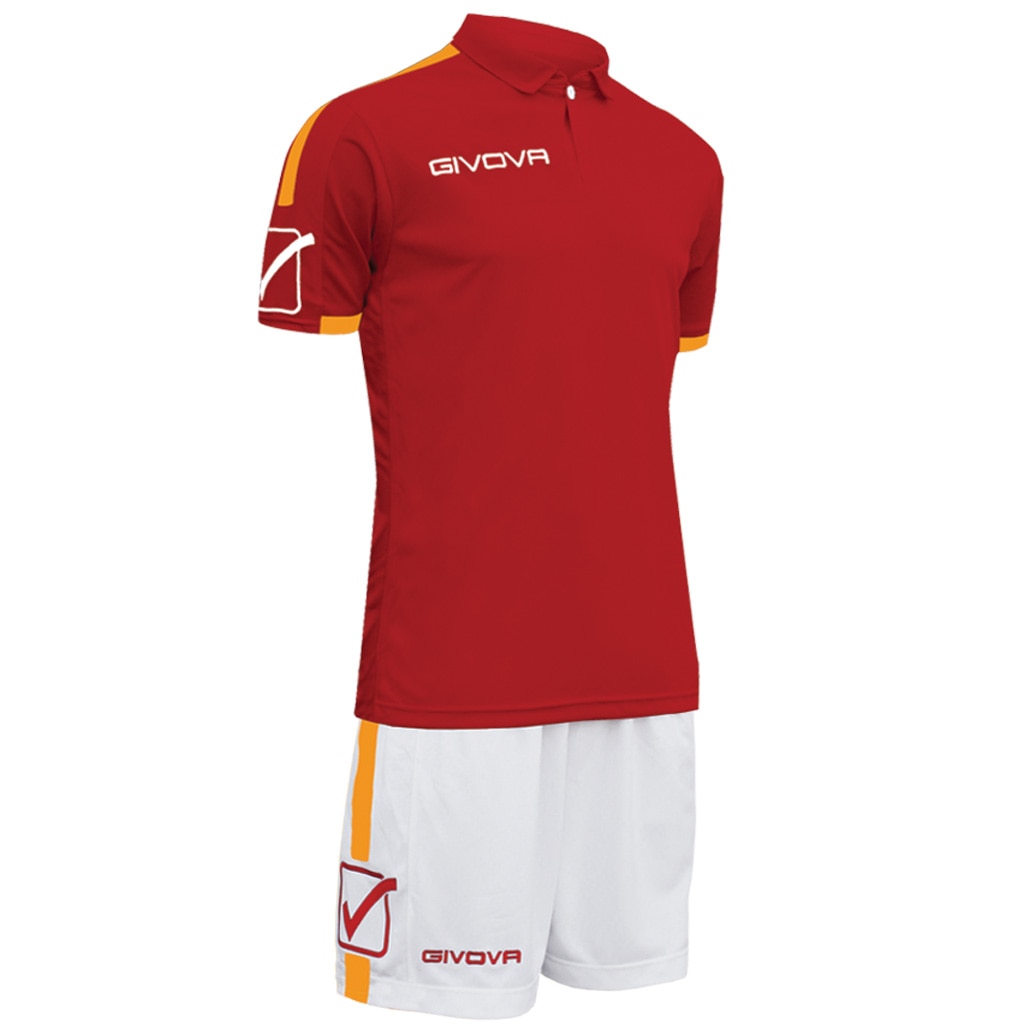 Echipament Givova Play, Visiniu / Orange