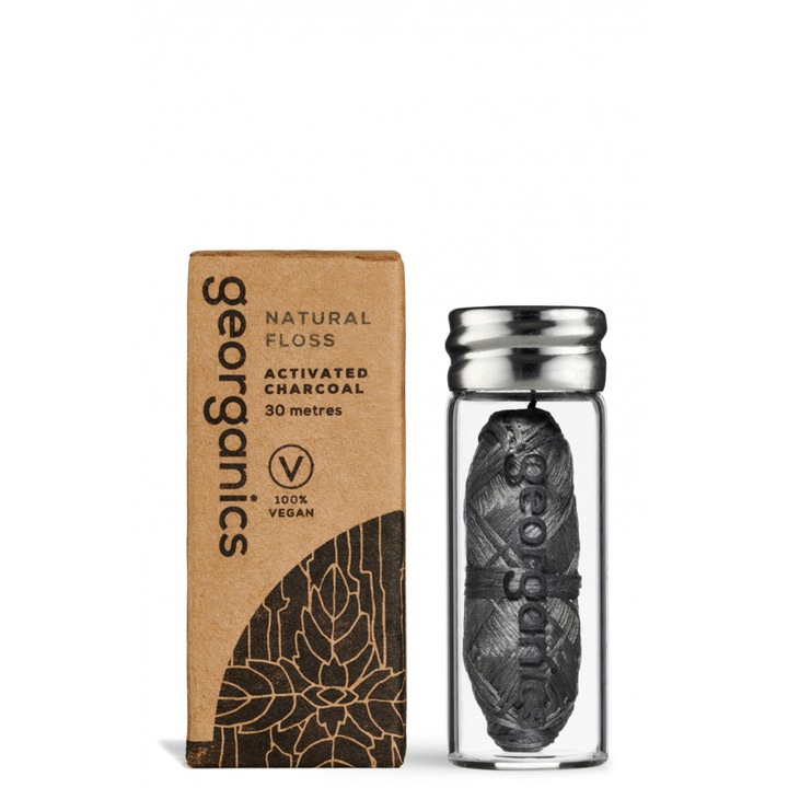 Georganics fogselyem aktív szénnel, 30m