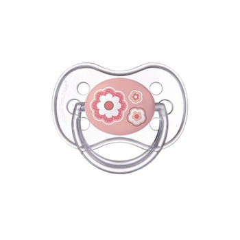 Suzeta simetrica din silicon Canpol Babies 22/580, Roz 0-6 luni Suzeta simetrica din silicon Canpol Babies 22/580, Roz 0-6 luni