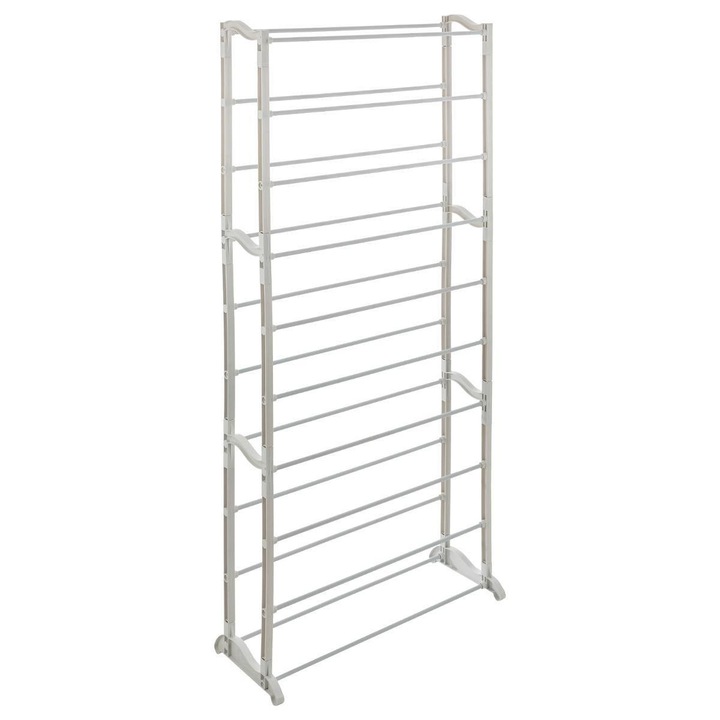 Suport Raft pentru Depozitare Incaltaminte, 10 nivele, 90 x 16 x 140 cm