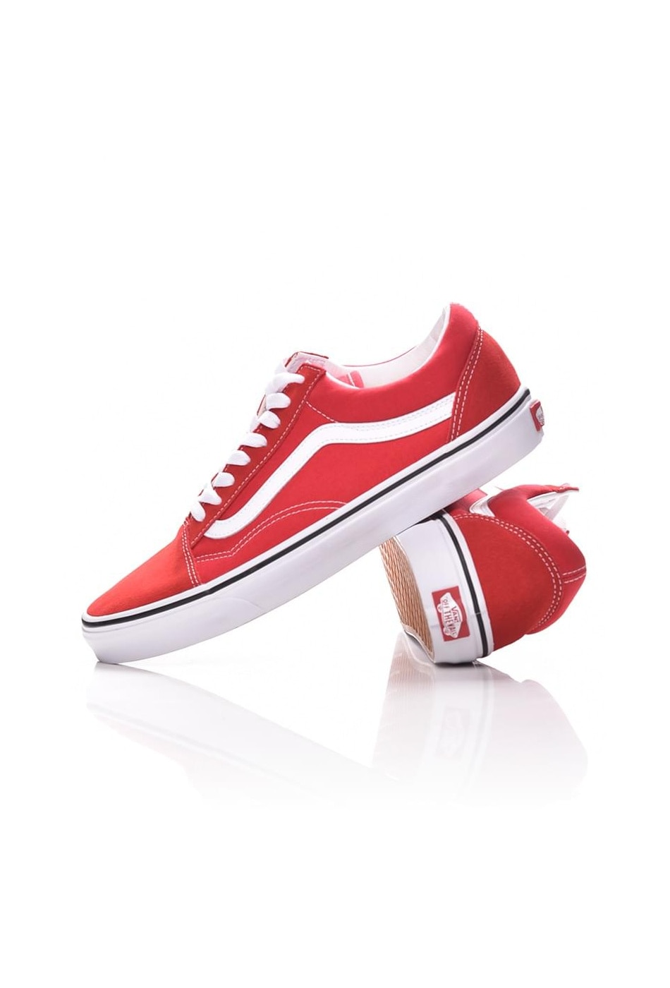 vans shoe classic red